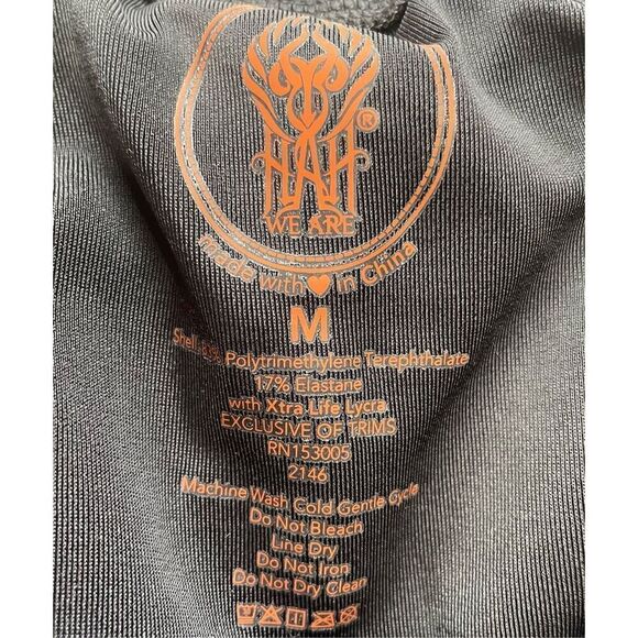 Free People We Are HaH Cut To The Chase Bathing Suit In NOIR Black SZ medium NWT - Picture 5 of 5